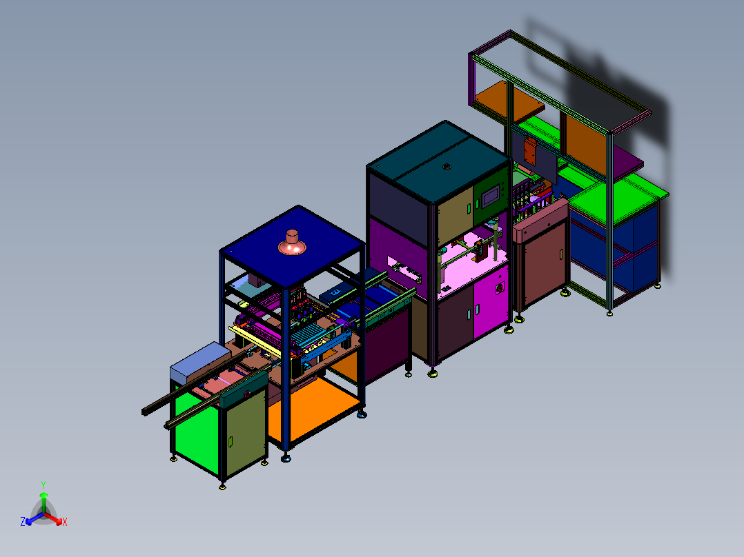 印制电路板贴片焊接检测线