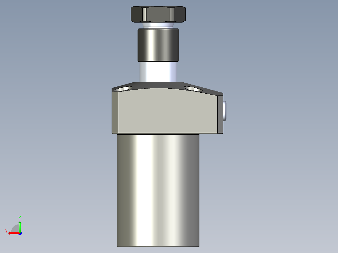 KOSMEKLHS0400-GR-Y30多系列多零件图纸模型后视图