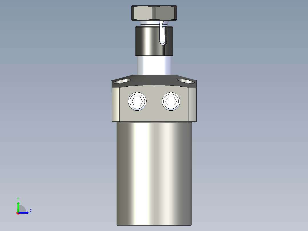 KOSMEKLHS0400-GR-Y30多系列多零件图纸模型左视图