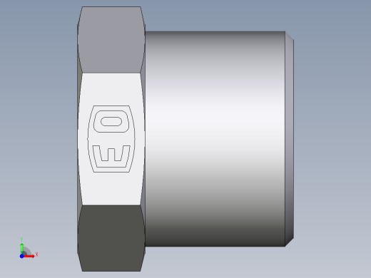 卡套式工业通用硬管接头EO_Blanking_plug_for_tube_ends_ROV10LCFX前视缩略图