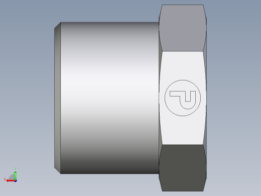 卡套式工业通用硬管接头EO_Blanking_plug_for_tube_ends_ROV10LCFX后视缩略图