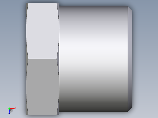 卡套式工业通用硬管接头EO_Blanking_plug_for_tube_ends_ROV10LCFX俯视缩略图