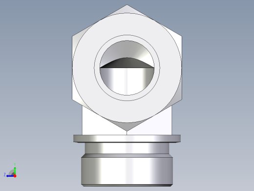 卡套式工业通用硬管接头EO_Male_stud_elbow_WE30SRCF右视缩略图