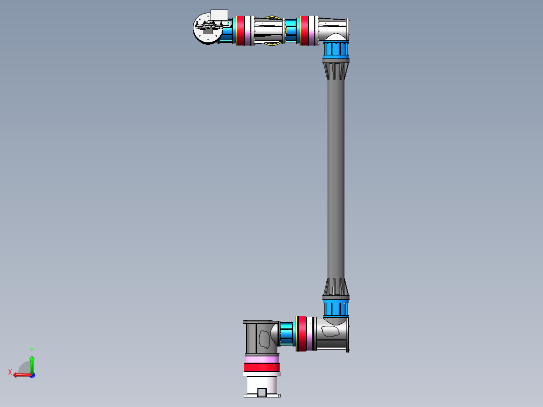 模块化六轴轻型机械臂（三维）1089178==300后视图