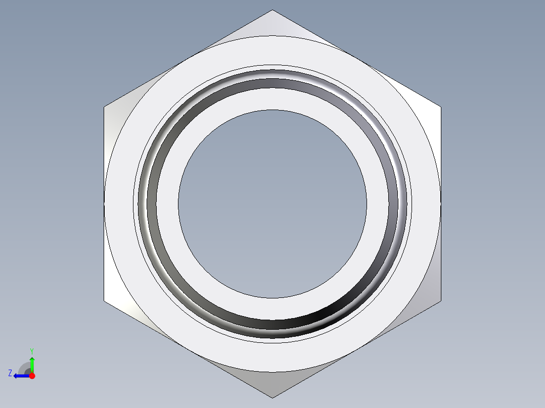卡套式工业通用硬管接头EO_Swivel_connector_EGEO35LMCF右视图