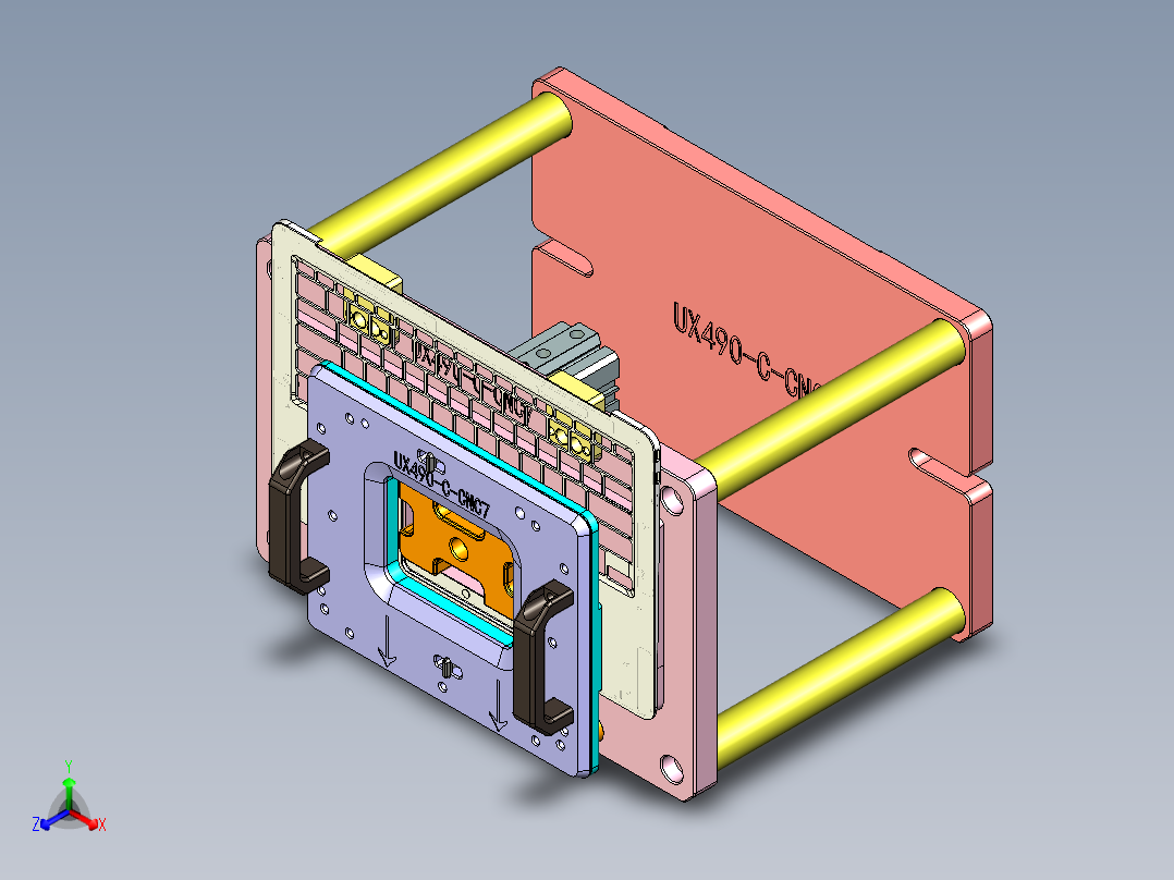 UX490-C-CNC7-0921正等轴测图