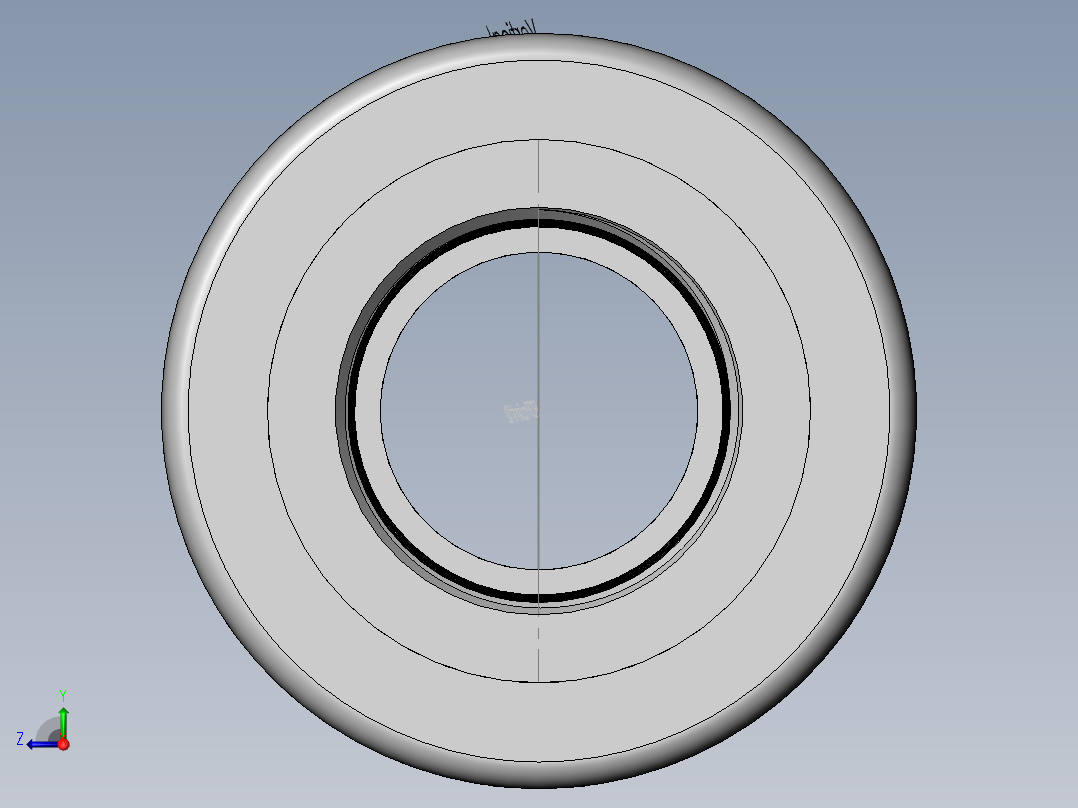 PVC公制管件-50 WALL PVC PIPE FITTING前视图
