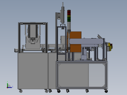 全自动水杯包装机左视缩略图