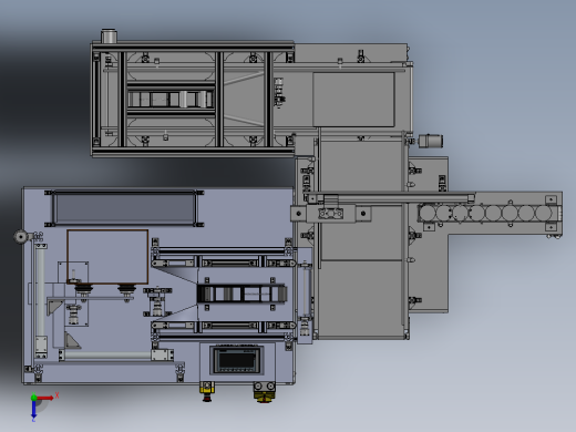 全自动水杯包装机俯视缩略图