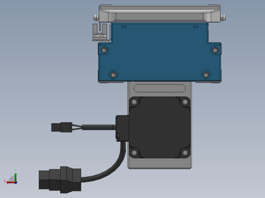 电动滑台模组SDH120下连模组（配台达400W电机）后视缩略图