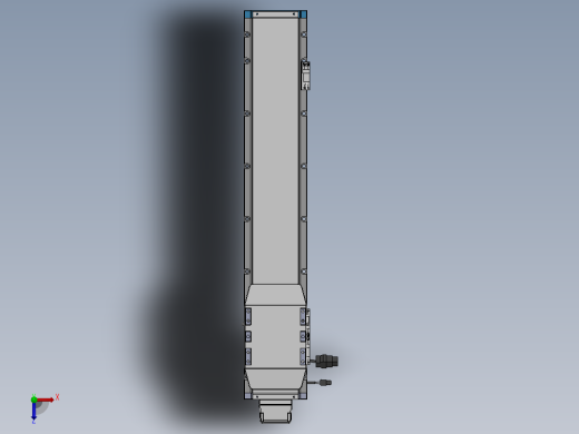 电动滑台模组SDH120下连模组（配台达400W电机）俯视缩略图