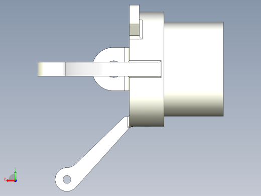 轿车转向节设计（附Hyperworks有限元分析模型）后视缩略图