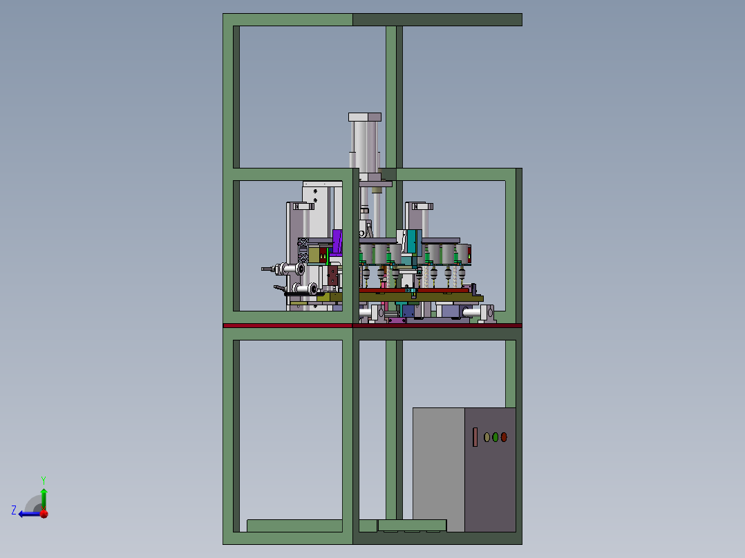 汽车密封条自动打孔裁断一体机sw18可编辑右视图