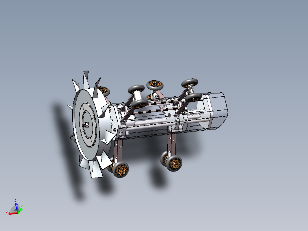 管道清污机器人sw16可编辑