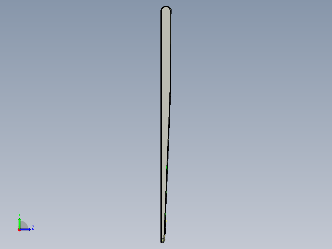 THINKPAD电脑键盘框落料程序模型左视图