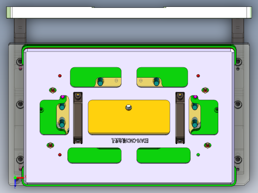 EDA70-笔记本CNC工装夹具三维模型CNC5-190320-铣角度孔俯视缩略图