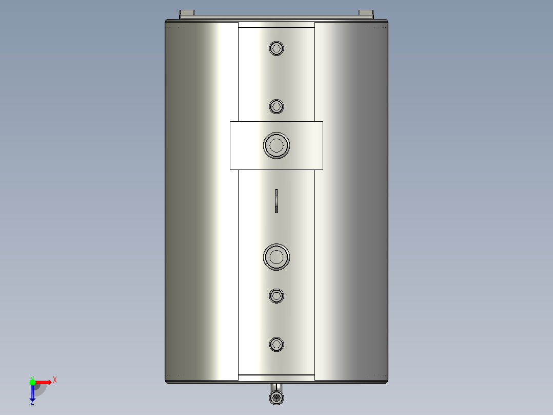 500 加仑 DW UL 142 储罐俯视图