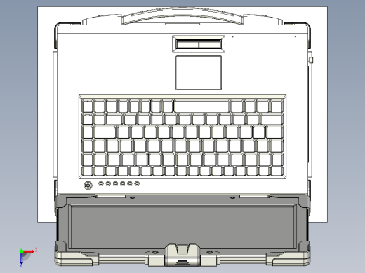 加固笔记本俯视缩略图