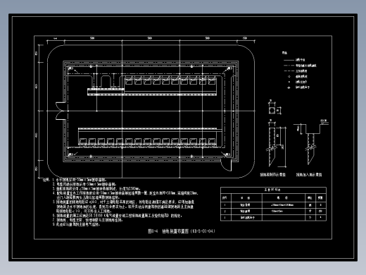 图8-4  接地装置布置图（KB-3-D1-04）