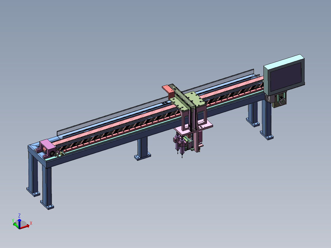 XG-6610 光伏支架自动钻孔机