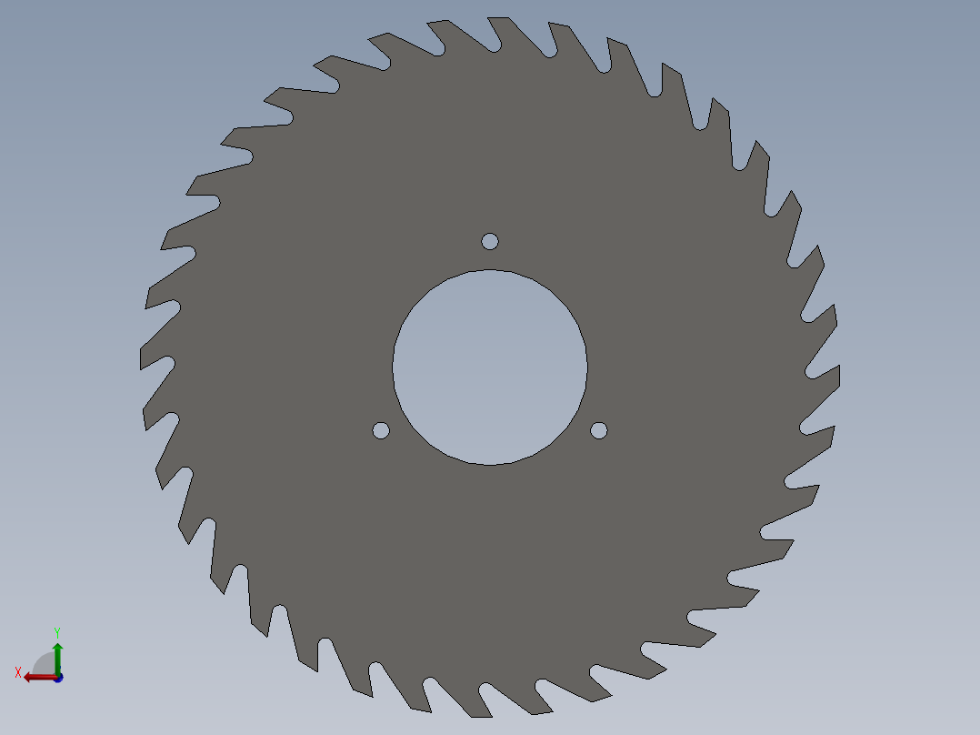萨拉菲德锯后视图