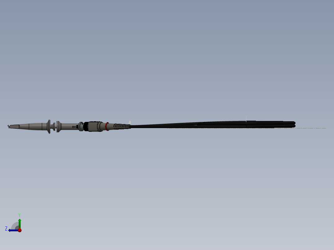 示波器(8)右视图