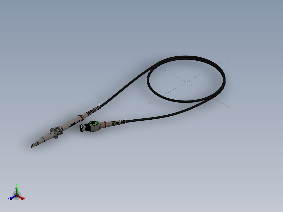 示波器(8)正等轴测图