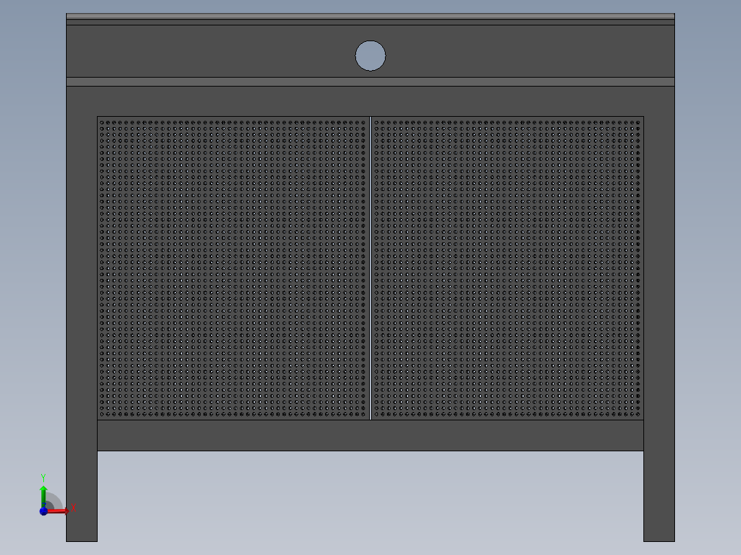 网吧桌子前视图