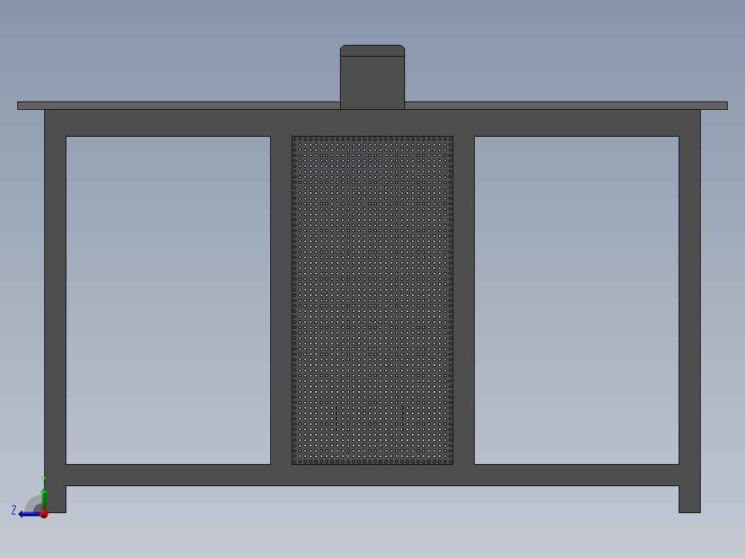 网吧桌子右视图