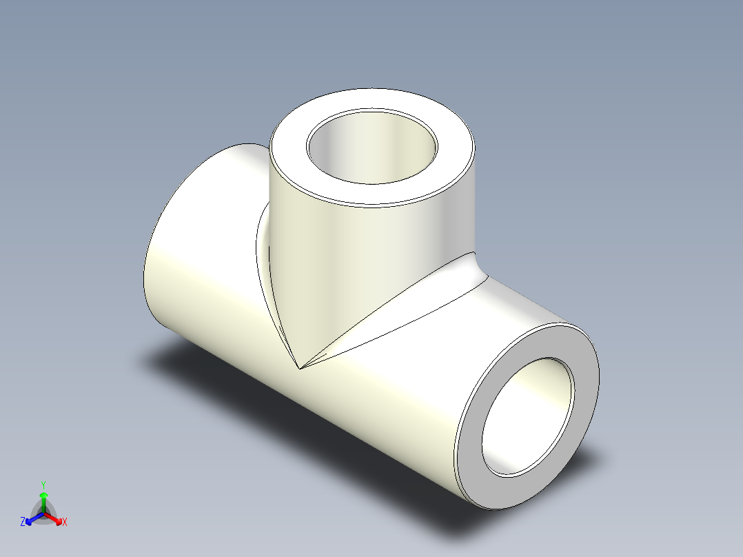 B3004425-1英寸PVC管的三通