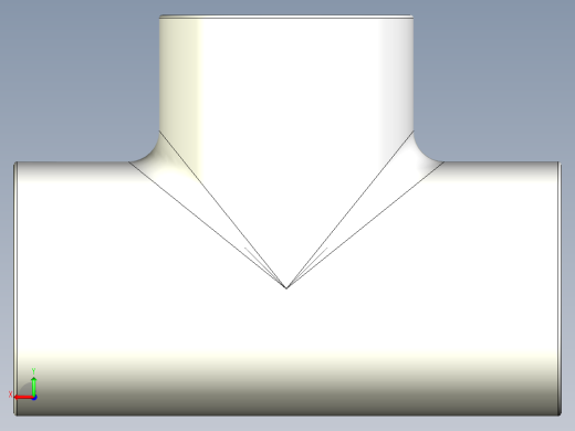 B3004425-1英寸PVC管的三通后视缩略图