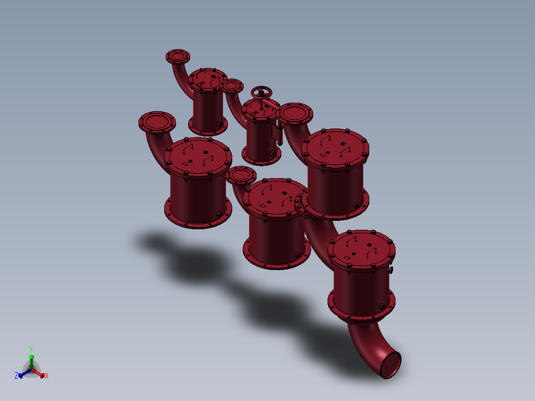 6款HYDAC进口呼吸阀正等轴测图