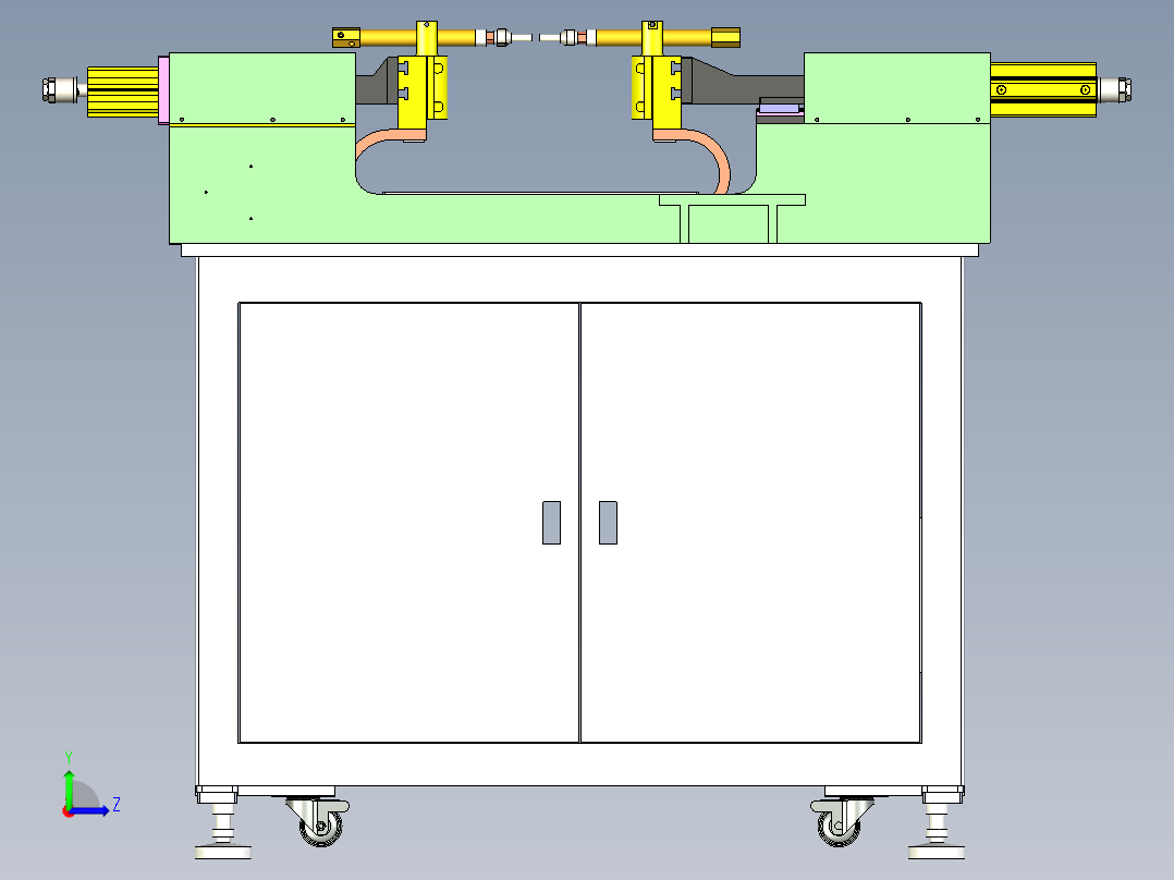 点焊机器人左视图