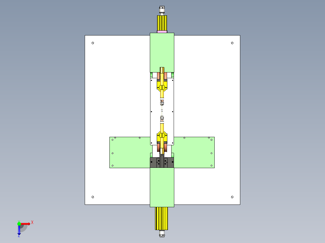 点焊机器人俯视图