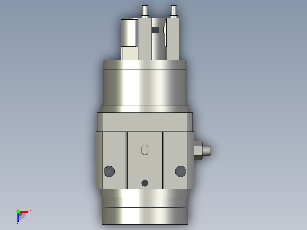 摆动气缸MDSUA20-90S-S79俯视图
