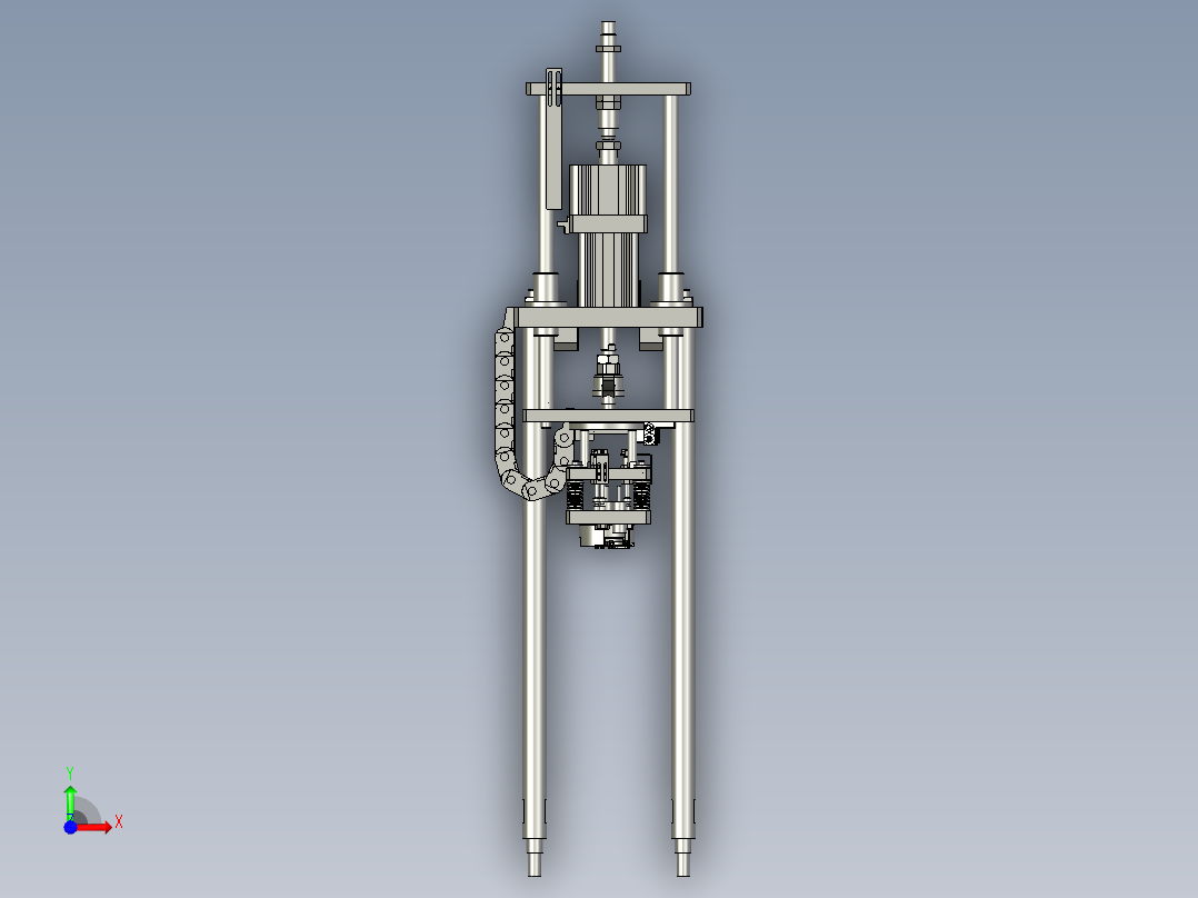 SYSB-NX1832-05机械板铆压组件前视图