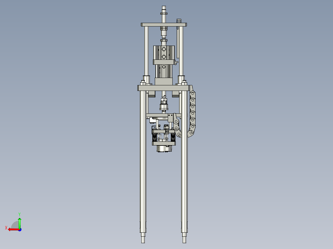 SYSB-NX1832-05机械板铆压组件后视图