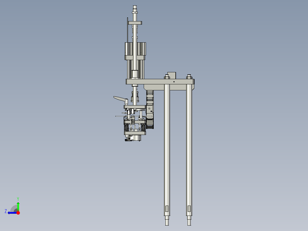 SYSB-NX1832-05机械板铆压组件右视图