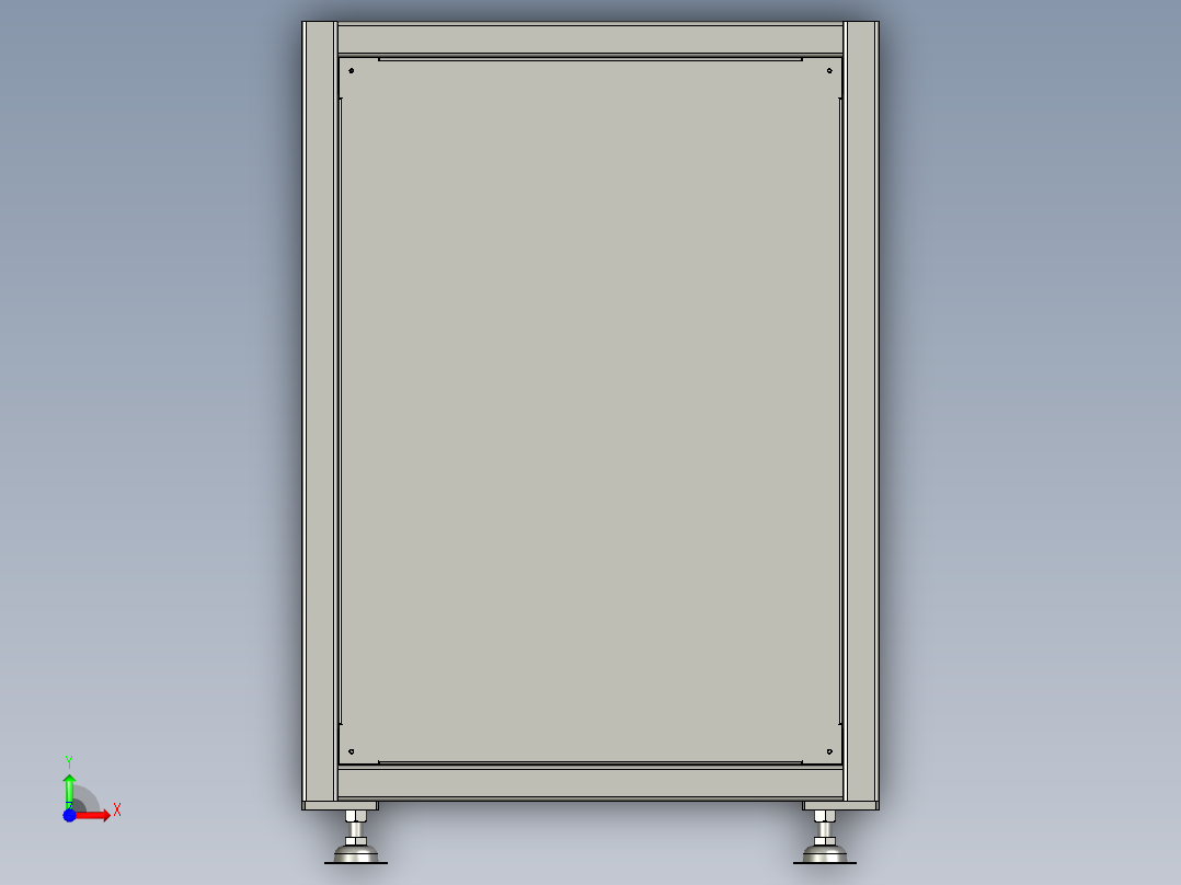 托盘回转输送提升机前视图