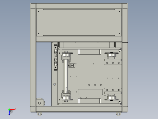 托盘回转输送提升机俯视缩略图