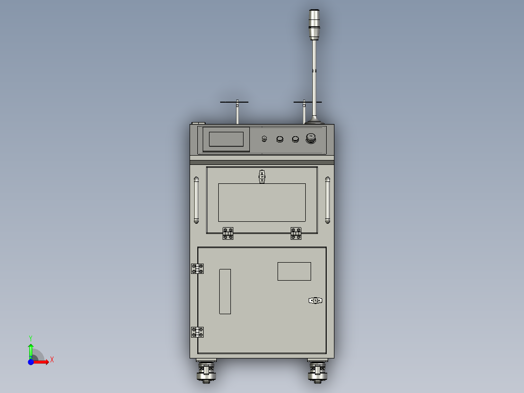 水循环制冷小型制冷机前视图
