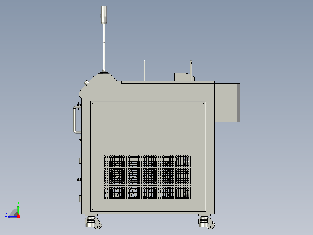 水循环制冷小型制冷机右视图