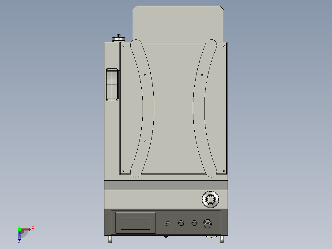 水循环制冷小型制冷机俯视图