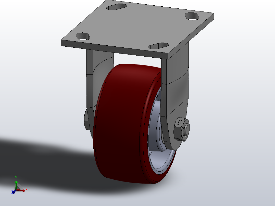脚轮Colson-4_04108_939主视图
