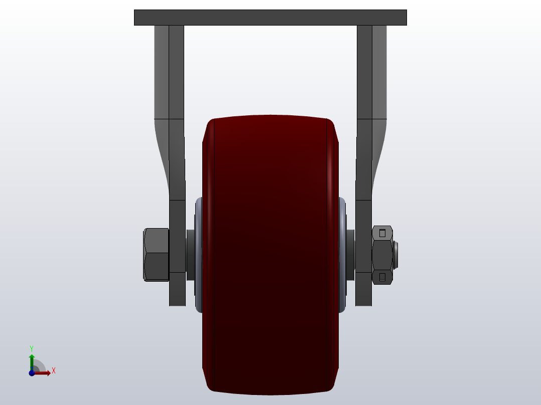 脚轮Colson-4_04108_939前视图