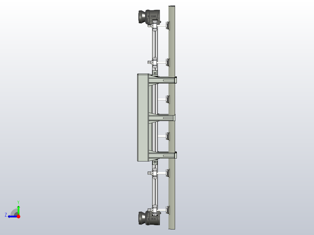 吸附襟翼末端抓手右视图