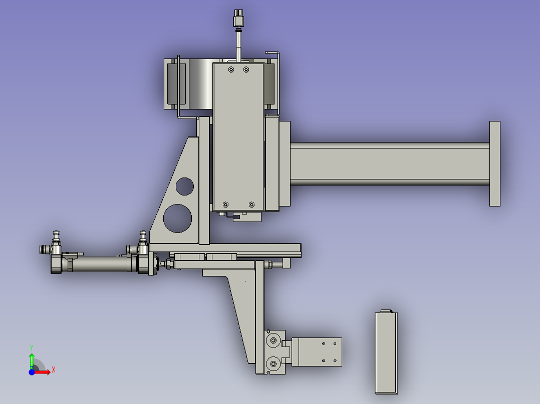 NM16076-02包膜下料机械手前视图