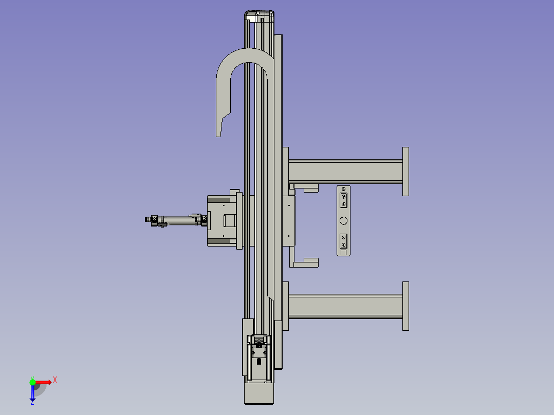 NM16076-02包膜下料机械手俯视图