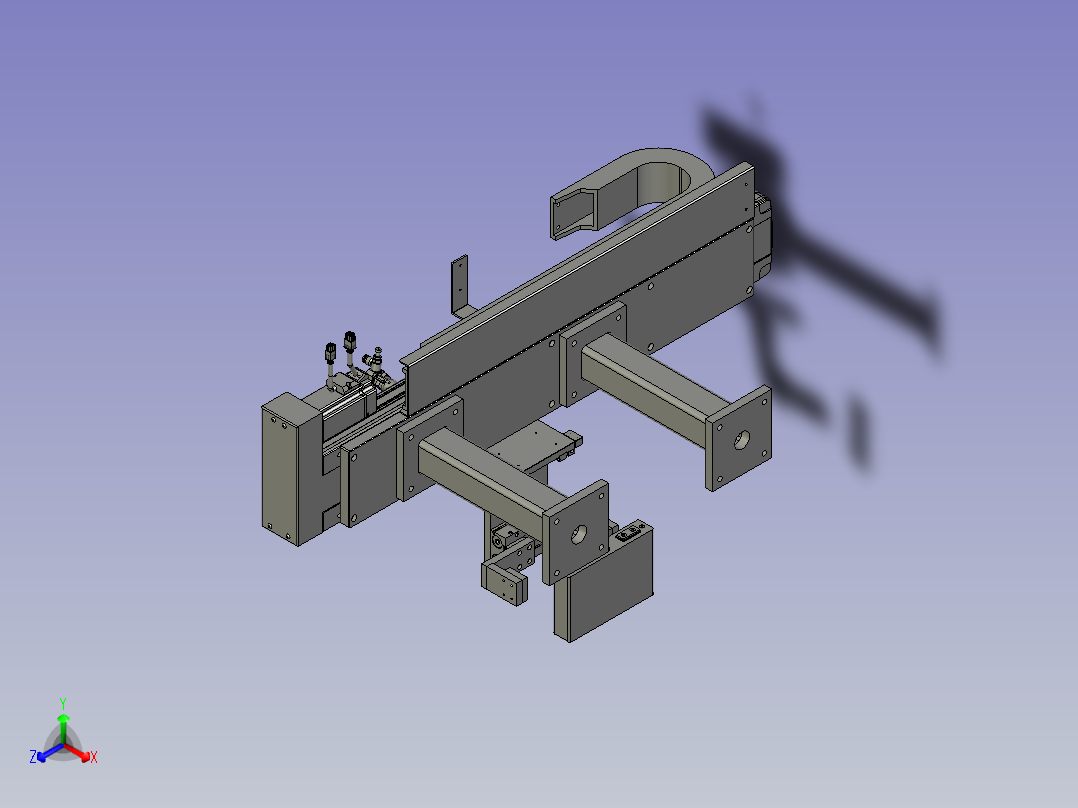 NM16076-02包膜下料机械手正等轴测图