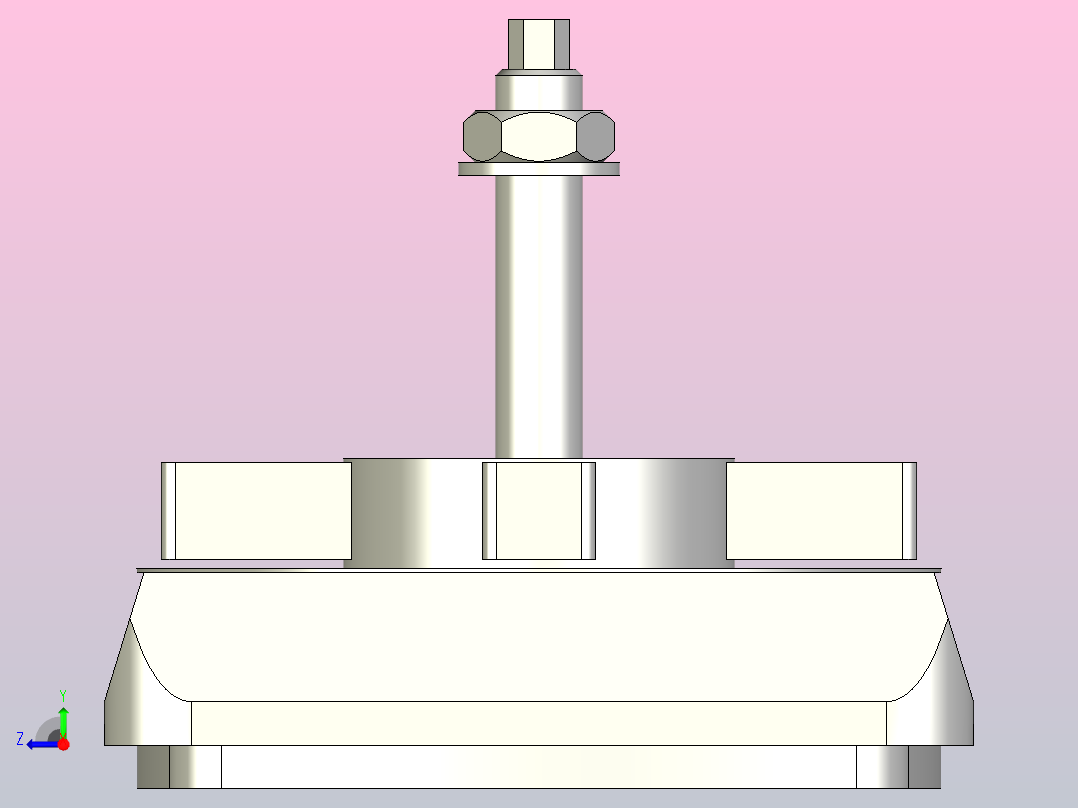 减震座[FEK200]右视图